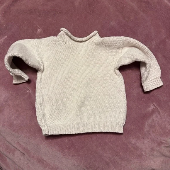 Phoebe Kids Cream Hand knit Sweater - Picture 4 of 4